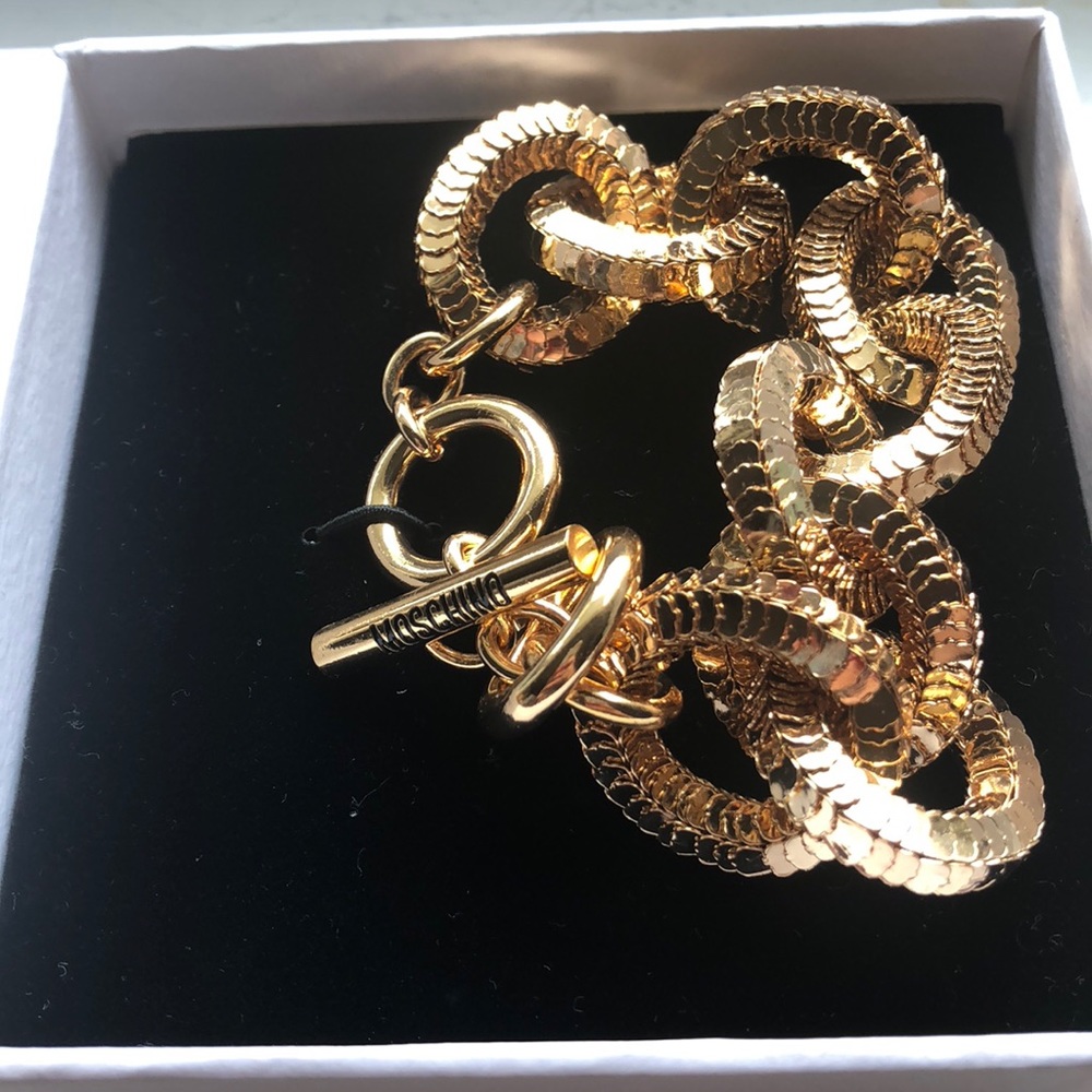 H&M Moschino Gold Bracelet!